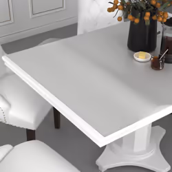 Questa protezione per tavolo rettangolare, con uno spessore di 1,6 mm, è adatta per tavoli e pavimenti all'interno della sala ...