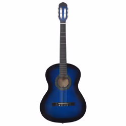 Chitarra Classica per Principianti Blu 4/4 39" in Tiglio cod mxl 73411 - Vista aggiuntiva 3