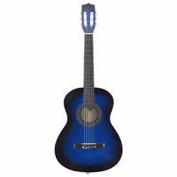 Chitarra Classica per Principianti e Bambini Blu 3/4 36&quot; cod mxl 97424