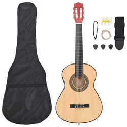 Set Chitarra Classica per Bambini e Principianti 8 pz 1/2 34&quot; cod mxl 97448
