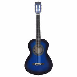 Chitarra Classica per Principianti e Bambini Blu 1/2 34&quot; cod mxl 121391