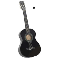 Chitarra Classica per Principianti e Bambini Nera 1/2 34&quot;cod mxl 121385