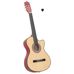 Chitarra Acustica Western con 6 Corde 38&quot; in Legno di Tiglio cod mxl 126975