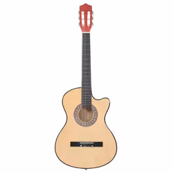 Chitarra Acustica Western con 6 Corde 38&quot; in Legno di Tiglio cod mxl 126975