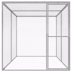 Gabbia per Gatti 3x1,5x1,5 m in Acciaio Zincatocod mxl 79695 - Vista aggiuntiva 2