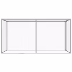 Gabbia per Gatti 3x1,5x1,5 m in Acciaio Zincatocod mxl 79695 - Vista aggiuntiva 3