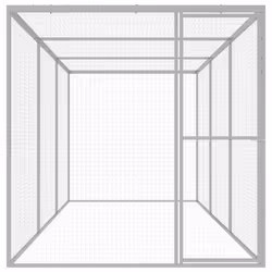 Gabbia per Gatti 4,5x1,5x1,5 m in Acciaio Zincatocod mxl 130243 - Vista aggiuntiva 2