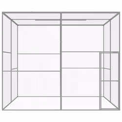 Gabbia per Gatti 3x3x2,5 m in Acciaio Zincatocod mxl 105207 - Vista aggiuntiva 2