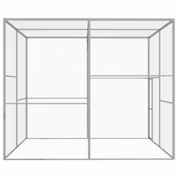 Gabbia per Gatti 3x3x2,5 m in Acciaio Zincatocod mxl 105207 - Vista aggiuntiva 3