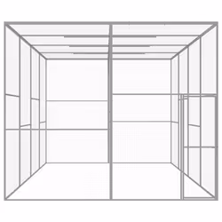 Gabbia per Gatti 6x3x2,5 m in Acciaio Zincatocod mxl 82960 - Vista aggiuntiva 2