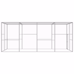 Gabbia per Gatti 6x3x2,5 m in Acciaio Zincatocod mxl 82960 - Vista aggiuntiva 3