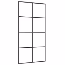 Porta Scorrevole in Vetro ESG e Alluminio 102,5x205 cm Neracod mxl 73142 - Vista aggiuntiva 2