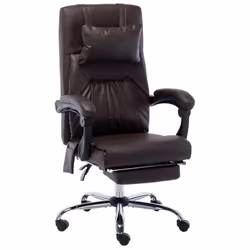 VidaXL 20297, 110 kg, 1 pz, Cotone, Ecopelle, Metallo, Poliestere, Marrone