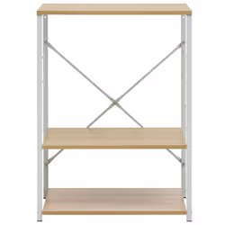 Mobile Microonde Bianco Rovere 60x39,6x79,5cm Legno Multistratocod mxl 130791 - Vista aggiuntiva 3