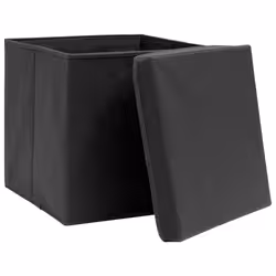 VidaXL 288333 scatola di conservazione Tessuto non tessuto (TNT) Nero - Vista aggiuntiva 4