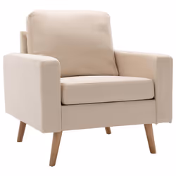 Poltrona Crema in Tessutocod mxl 130168
