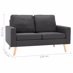 VidaXL 288704 divano Grigio - Vista aggiuntiva 7