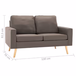 VidaXL 288711 divano Grigio talpa - Vista aggiuntiva 7