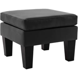 Vidaxl - Poggiapiedi Nero in Similpelle 84327