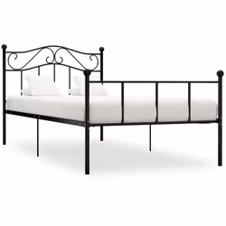Create un look elegante e classico nella vostra camera da letto con la nostra struttura del letto in metallo! Il giroletto è  ...