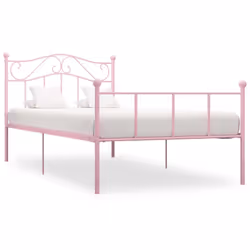 Create un look elegante e classico nella vostra camera da letto con la nostra struttura del letto in metallo! Il giroletto è ...