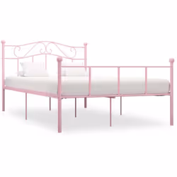 Create un look elegante e classico nella vostra camera da letto con la nostra struttura del letto in metallo! Il giroletto è  ...