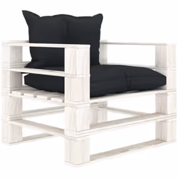 Il nostro divano a pallet da giardino sarà la scelta ideale per rilassarvi e godervi il bel tempo, fare un pisolino o chiacch ...