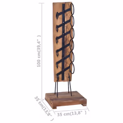 VidaXL 288809 scaffale per vino Legno - Vista aggiuntiva 6