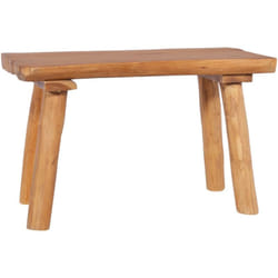 Panchina da Giardino 80 cm in Legno Massello di Teak vidaXL 47182