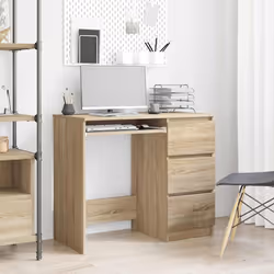 Scrivania Rovere Sonoma 90x45x76 cm in Legno Multistratocod mxl 121319