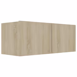 vidaXL Mobile Porta TV Rovere Sonoma 80x30x30 cm in Legno Multistrato - Vista aggiuntiva 2
