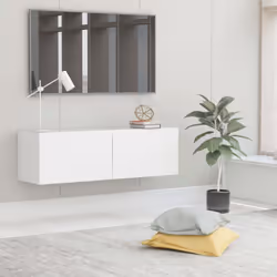 Questo robusto mobile TV è sicuramente progettato per essere un punto focale della vostra stanza con un design alla moda e pr ...