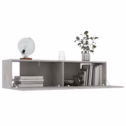 vidaXL Mobile Porta TV Grigio Cemento 120x30x30cm in Legno Multistrato - Vista aggiuntiva 3