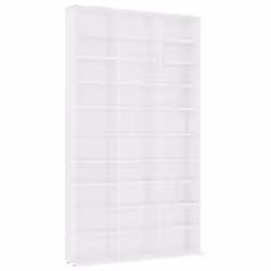 vidaXL Armadietto TV Bianco 102x16x177,5 cm in Legno Multistrato - Vista aggiuntiva 2