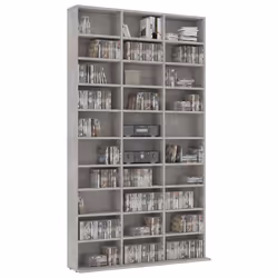 vidaXL Mobile Porta TV Grigio Cemento 102x16x177,5 cm in Multistrato - Vista aggiuntiva 3