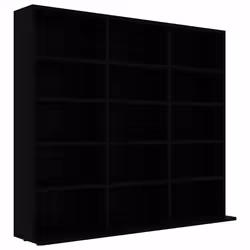 Armadio Porta CD Nero 102x23x89,5 cm in Truciolatocod mxl 127395