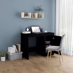 Scrivania Nera 100x50x76 cm in Legno Multistratocod mxl 121088