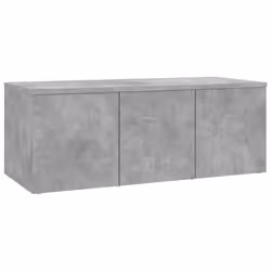 vidaXL Mobile Porta TV Grigio Cemento 80x34x30 cm Legno Multistrato - Vista aggiuntiva 2