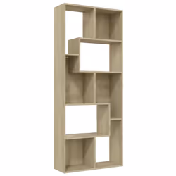 vidaXL Libreria Rovere Sonoma 67x24x161 cm in Legno Multistrato - Vista aggiuntiva 2