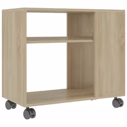 vidaXL Tavolino da Salotto Rovere Sonoma 70x35x55 cm Legno Multistrato - Vista aggiuntiva 2