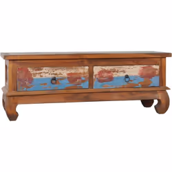 Il nostro mobile TV in legno in stile coloniale, caratterizzato da un design alla moda ma pratico, è pensato per essere un pu ...