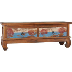 Vidaxl - Mobile Porta tv, Armadietti per tv 110x35x40 cm in Legno di Recupero di Teak