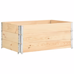 Collari per Pallet 3 pz 100x150 cm in Legno Massello di Pinocod mxl 121028 - Vista aggiuntiva 2