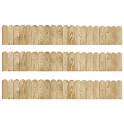 Create bordi attraenti per le vostre aiuole, bordure, sentieri e laghetti con questo flessibile rotolo per bordi in legno! Re ...