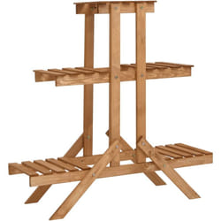 Piedistallo per Piante 83x25x83 cm in Legno di Abete Vidaxl 97762