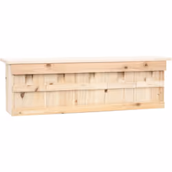 Questa casetta in legno è progettata per far riposare una famiglia piumata nel vostro giardino e terrazza! La voliera è costr ...