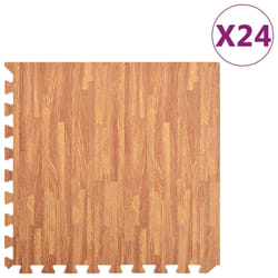 Tappetino a Incastro 24 pz Venature Legno 8,64 ㎡ Schiuma EVAcod mxl 127346