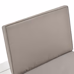 VidaXL 3054424 sedia da esterno Terrazzo Seduta imbottita Plastica Marrone, Bianco - Vista aggiuntiva 6