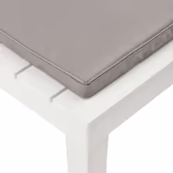VidaXL 3054425 sedia da esterno Terrazzo Seduta imbottita Plastica Marrone, Bianco - Vista aggiuntiva 7