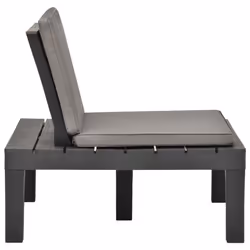 VidaXL 3054426 sedia da esterno Terrazzo Seduta imbottita Plastica Marrone - Vista aggiuntiva 4